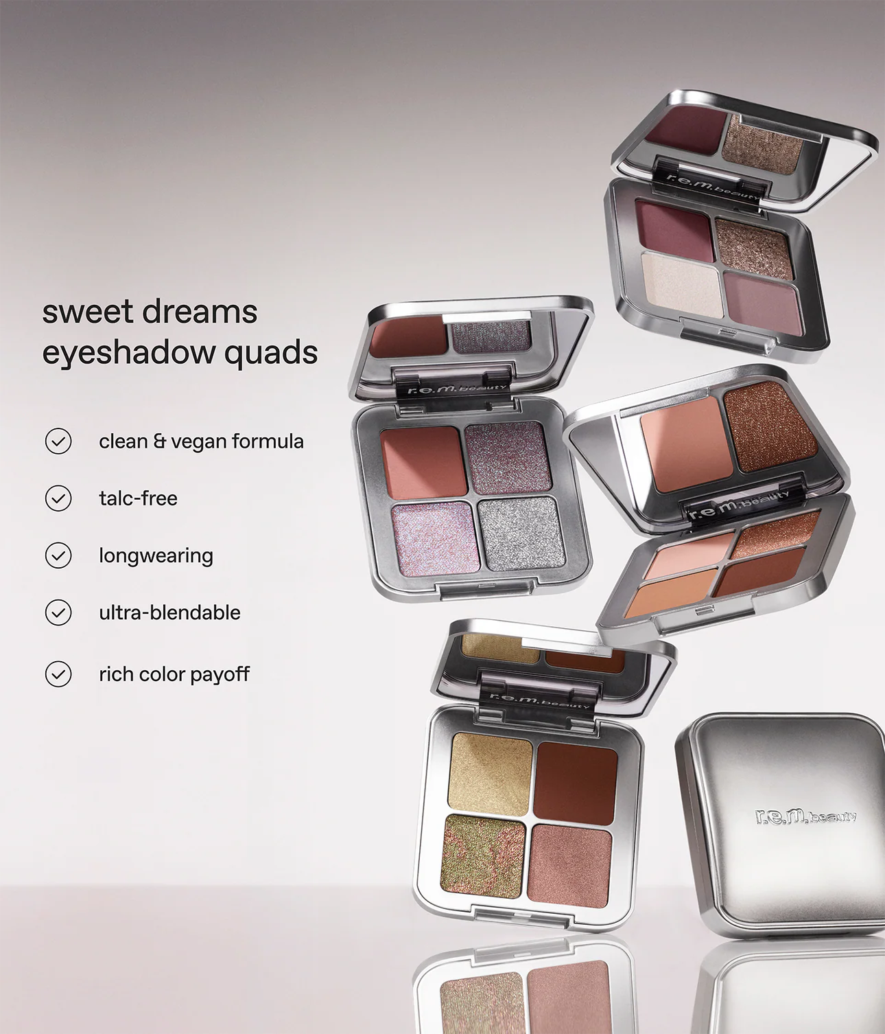 r.e.m. beauty - sweet dreams eyeshadow quad