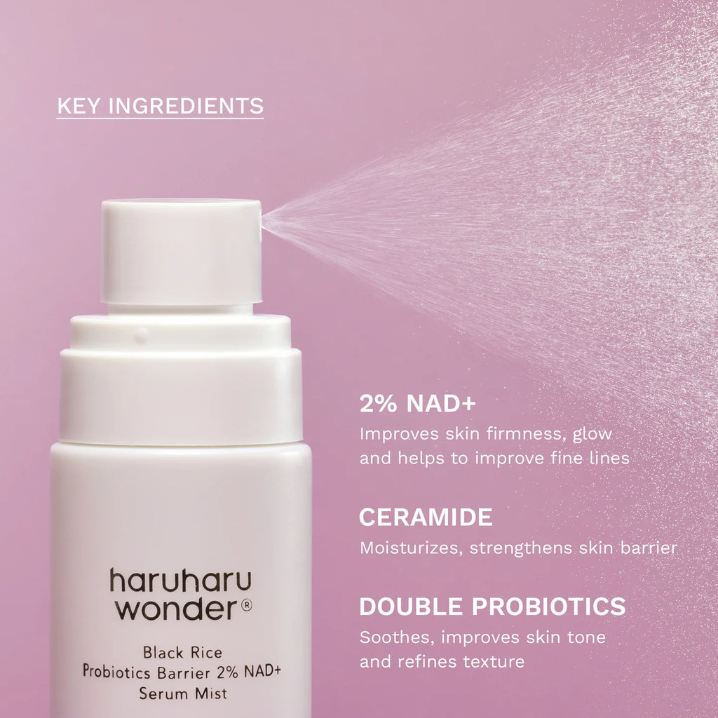 Haruharu Wonder - Black Rice Priobiotics Barrier NAD + Serum Mist