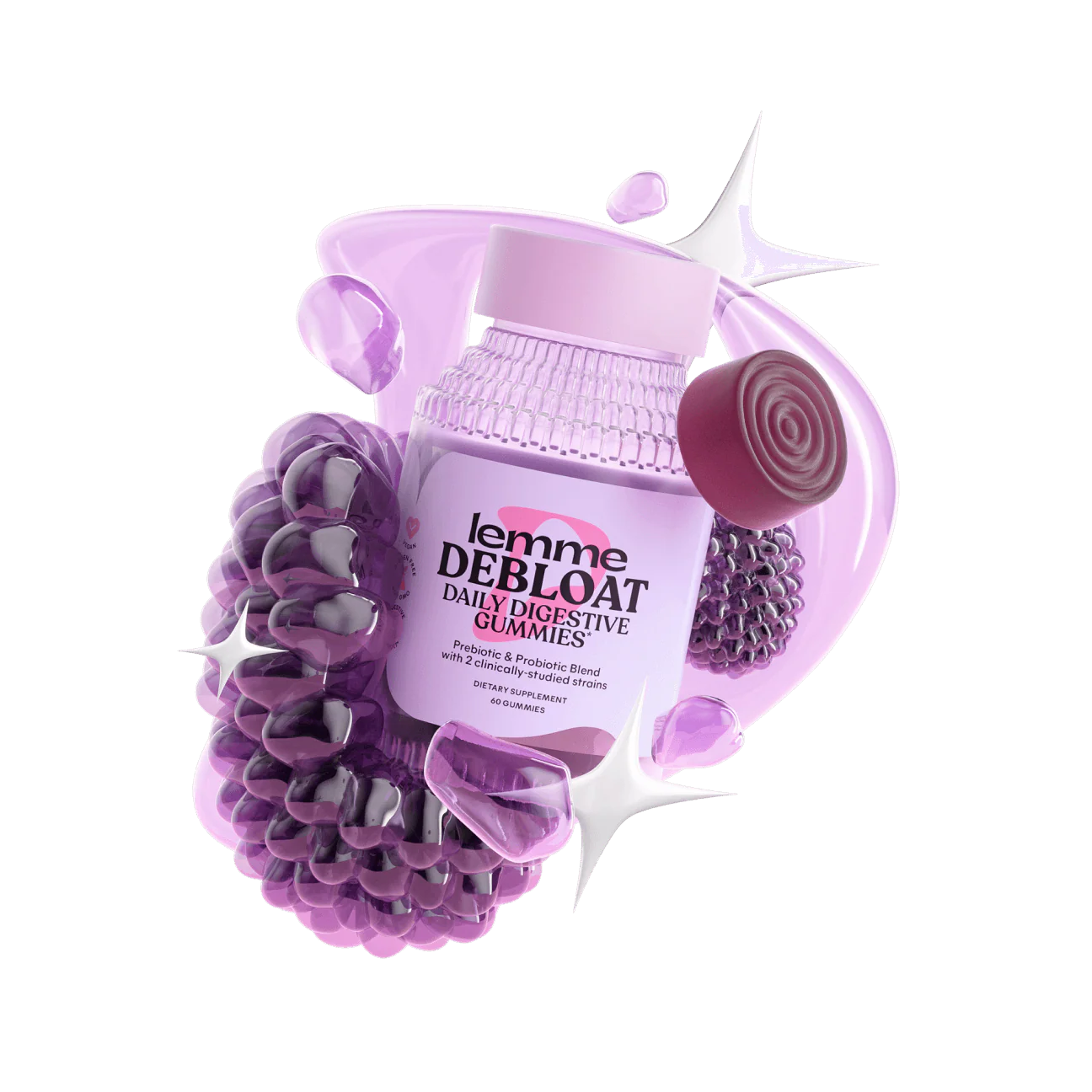 Lemme - Debloat Gummies 60 pcs