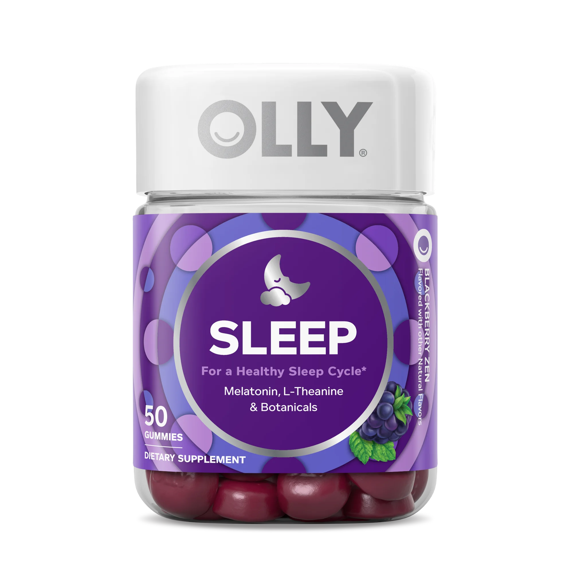 OLLY - Sleep Gummy Supplement, 3mg Melatonin 50 pcs