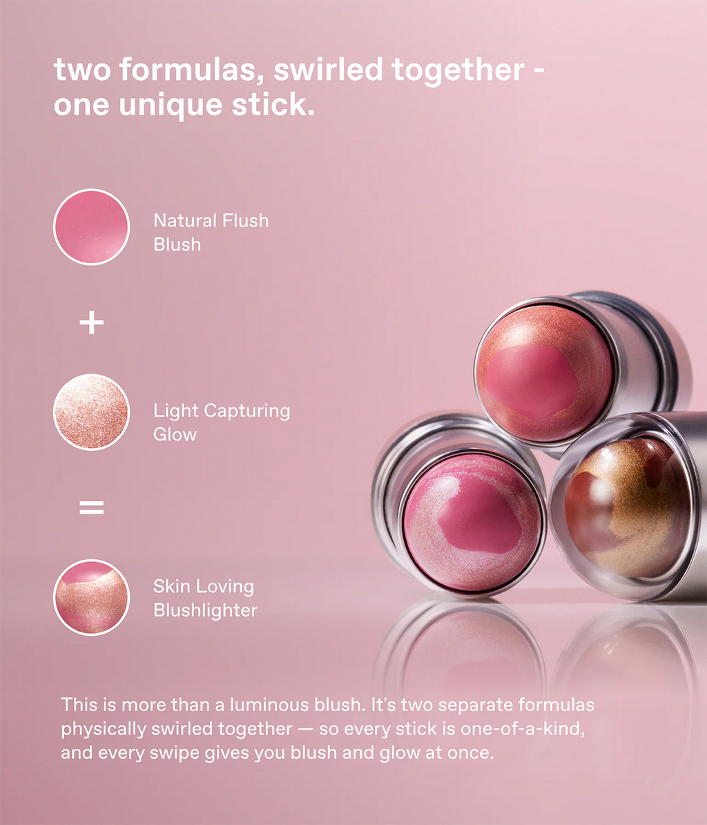 r.e.m. beauty - mélange à trois blush & highlight stick