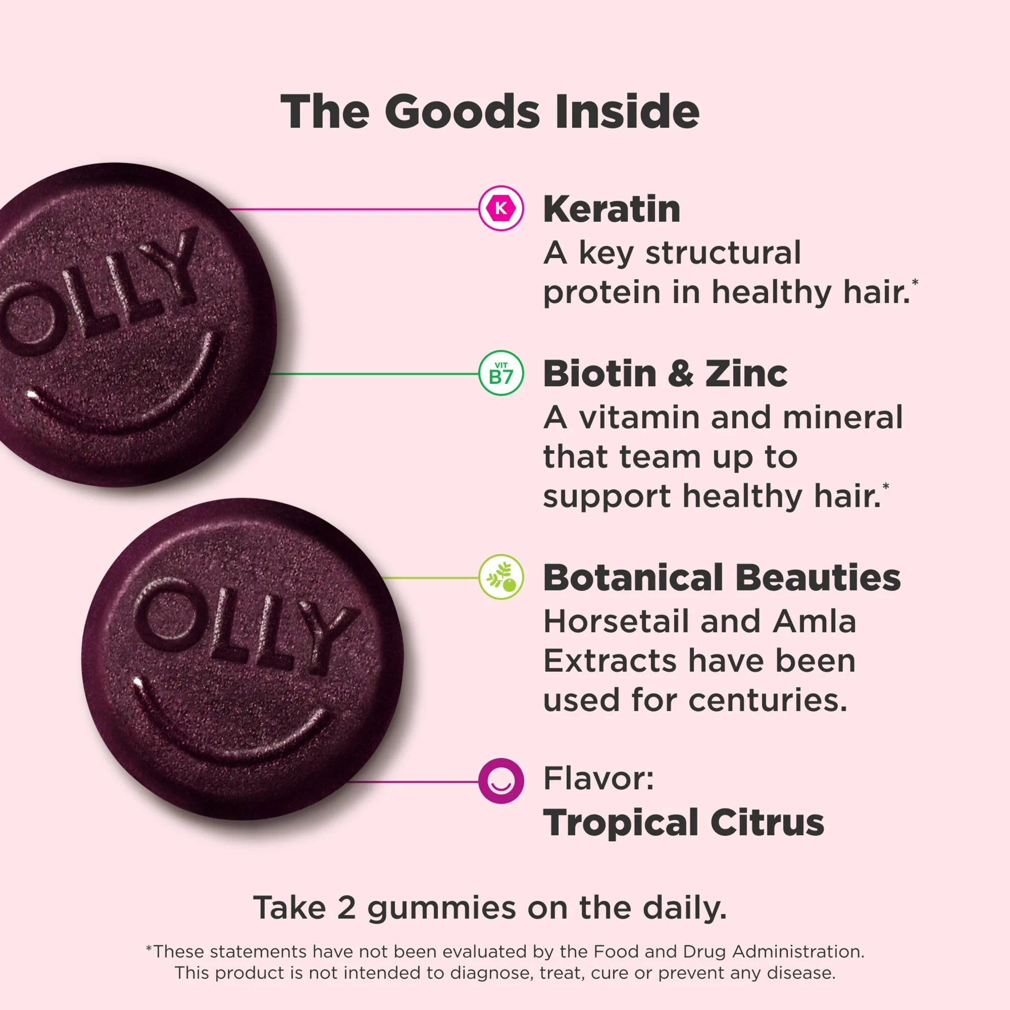 OLLY - Heavenly Hair Gummy 60 Ct