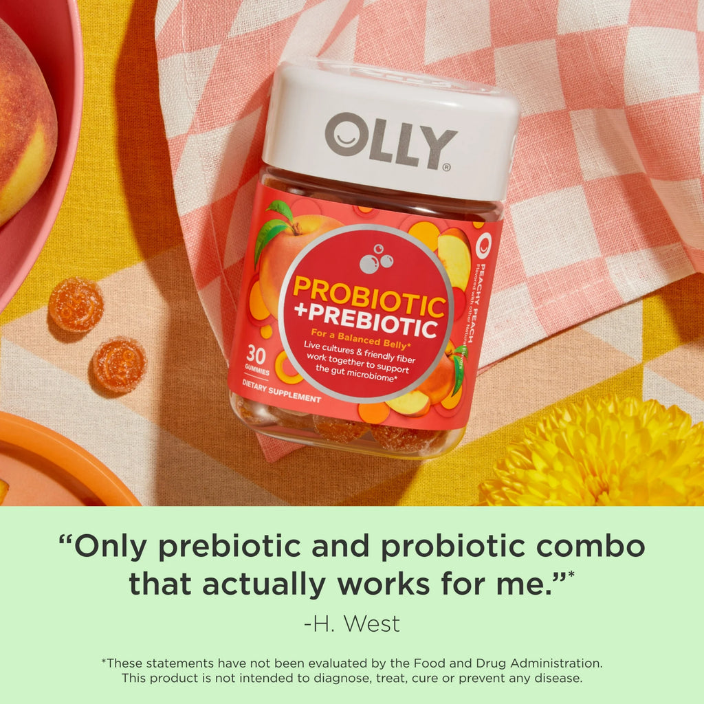 OLLY - Probiotics + Prebiotics Gummies 30 ct