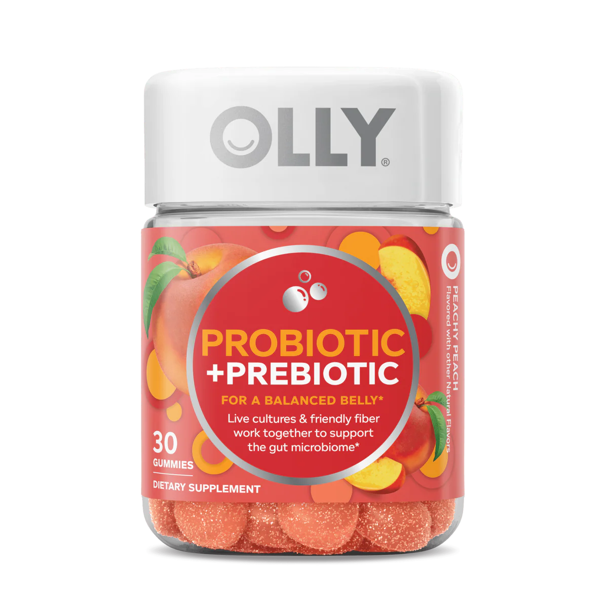 OLLY - Probiotics + Prebiotics Gummies 30 ct