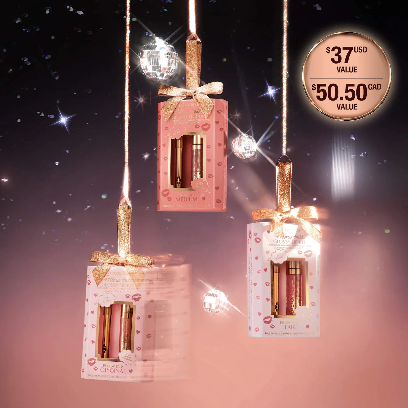 Charlotte Tilbury - Mini Pillow Talk Glossy Lip Duos